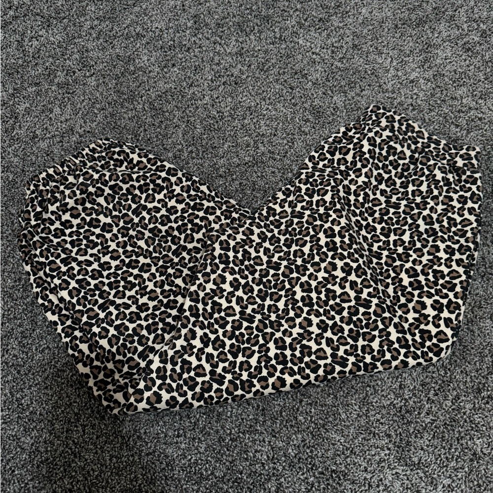 Leopard sweatpants